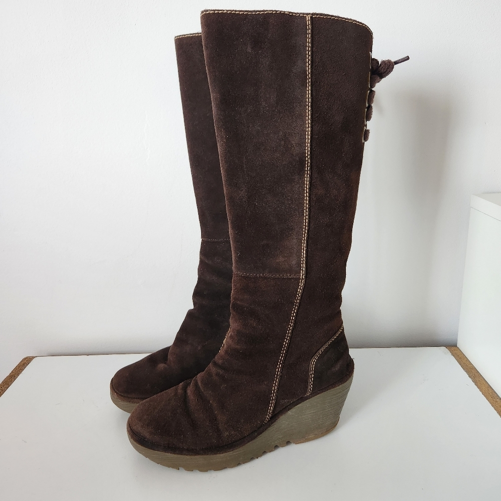 Fly London brown boots 36